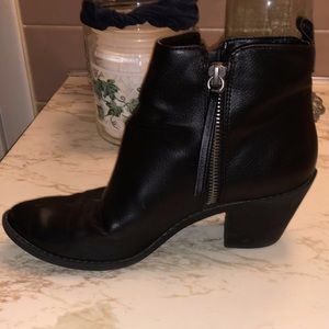 Ankle black boots